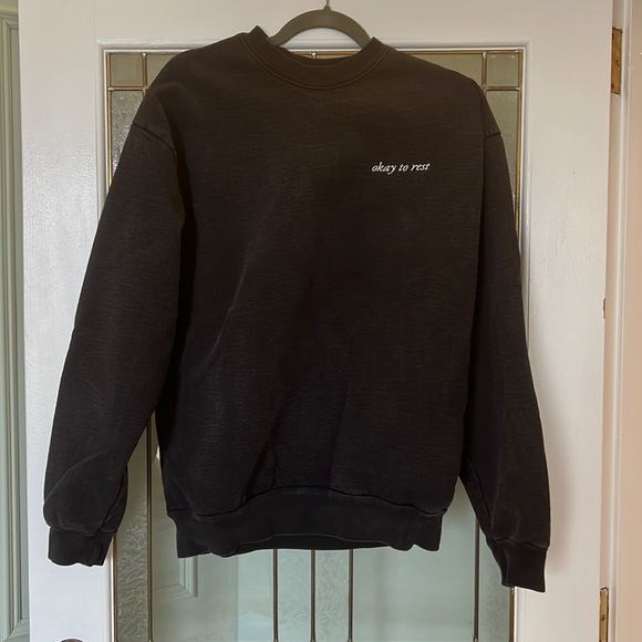 okay to rest Tops - Heavyweight cotton okay to rest crew